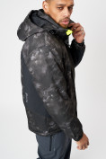 Оптом Спортивная куртка мужская зимняя цвета хаки 78018Kh в Казани, фото 4