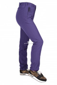 Оптом Брюки женские тонкие летние фиолетового цвета 812F, фото 3