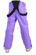 Оптом Брюки горнолыжные подростковые для девочки фиолетового цвета 816F, фото 6