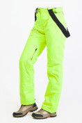 Оптом Брюки горнолыжные женские салатового цвета 818Sl в Перми, фото 5