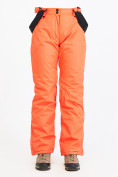 Оптом Брюки горнолыжные женские персикового цвета 818P в Уфе, фото 2