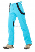 Оптом Брюки горнолыжные женские голубого цвета 818Gl, фото 7
