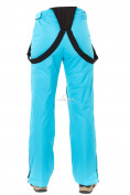 Оптом Брюки горнолыжные женские голубого цвета 818Gl, фото 8