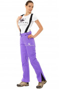 Оптом Брюки горнолыжные женские фиолетового цвета 818F в Перми, фото 3