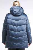 Оптом Куртка зимняя женская стеганная синего цвета 85-923_49S в  Красноярске, фото 5