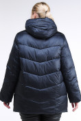 Оптом Куртка зимняя женская стеганная темно-синего цвета 85-923_5TS, фото 4