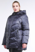 Оптом Куртка зимняя женская стеганная темно-фиолетовый цвета 85-923_889TF, фото 3