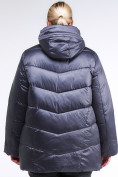 Оптом Куртка зимняя женская стеганная темно-фиолетовый цвета 85-923_889TF в Перми, фото 4
