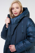 Оптом Куртка зимняя женская стеганная темно-зеленого цвета 85-951_079TZ в Самаре, фото 10