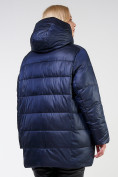 Оптом Куртка зимняя женская стеганная темно-синего цвета 85-951_16TS, фото 5