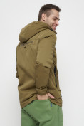 Оптом Куртка спортивная мужская с капюшоном бежевого цвета 8599B в Екатеринбурге, фото 10