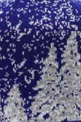 Оптом Шапка еврозима елка темно-синего цвета 6025TS, фото 3