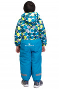 Оптом Комбинезон горнолыжный детский бирюзового цвета 8702Br в Омске, фото 6