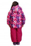 Оптом Костюм горнолыжный детский розового цвета 8711R в Уфе, фото 4