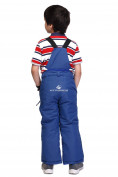 Оптом Костюм горнолыжный для мальчика синего цвета 8713S в Самаре, фото 10