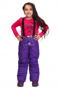 Оптом Костюм горнолыжный для девочки фиолетового цвета 8714F, фото 7