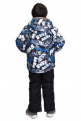 Оптом Костюм горнолыжный для мальчика синего цвета 8717S в Сочи, фото 5