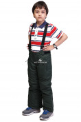 Оптом костюм горнолыжный для мальчика хаки цвета 8717Kh, фото 10
