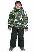 Оптом костюм горнолыжный для мальчика хаки цвета 8717Kh в Екатеринбурге, фото 2