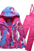 Оптом Костюм горнолыжный для девочки розового цвета 8730R в  Красноярске