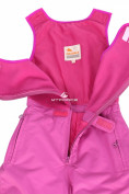 Оптом Брюки горнолыжные подростковые для девочки розового цвета 8736R, фото 5