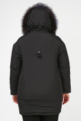 Оптом Куртка зимняя женская молодежная черного цвета 88-953_701Ch в Новосибирске, фото 5