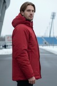 Оптом Горнолыжная куртка мужская зимняя красного цвета 88006Kr, фото 3