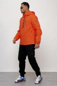 Оптом Куртка спортивная мужская весенняя с капюшоном оранжевого цвета 88022O в Екатеринбурге, фото 11