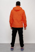 Оптом Куртка спортивная мужская весенняя с капюшоном оранжевого цвета 88022O в Екатеринбурге, фото 13