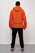 Оптом Куртка спортивная мужская весенняя с капюшоном оранжевого цвета 88023O в Казани, фото 13
