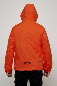 Оптом Куртка спортивная мужская весенняя с капюшоном оранжевого цвета 88025O в Екатеринбурге, фото 6