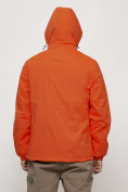 Оптом Куртка спортивная мужская весенняя с капюшоном оранжевого цвета 88026O в Казани, фото 14