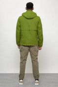 Оптом Куртка спортивная мужская весенняя с капюшоном зеленого цвета 88029Z в Казани, фото 12