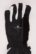 Оптом Перчатки мужские горнолыжные черного цвета 88060Ch, фото 3