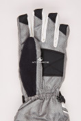 Оптом Перчатки мужские горнолыжные серого цвета 88060Sr в Перми, фото 3