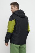 Оптом Куртка спортивная мужская с капюшоном черного цвета 8808Ch в Казани, фото 15