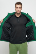 Оптом Куртка спортивная мужская с капюшоном зеленого цвета 8808Z в Екатеринбурге, фото 17