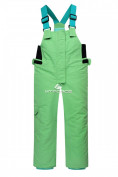 Оптом Горнолыжный костюм детский зеленый 8812Z в Перми, фото 3
