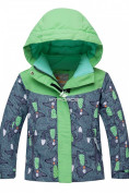 Оптом Горнолыжный костюм детский зеленый 8812Z в Уфе, фото 2