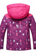 Оптом Горнолыжный костюм детский розовый 8812R в Уфе, фото 3