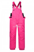 Оптом Горнолыжный костюм детский розовый 8812R в Перми, фото 5