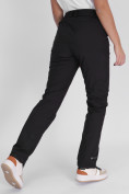 Оптом Утепленные спортивные брюки женские черного цвета 88148Ch в Казани, фото 12
