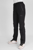 Оптом Утепленные спортивные брюки женские черного цвета 88148Ch в Казани, фото 14