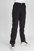 Оптом Утепленные спортивные брюки женские черного цвета 88148Ch в Казани, фото 18