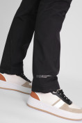 Оптом Утепленные спортивные брюки женские черного цвета 88148Ch в Казани, фото 7