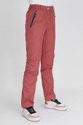 Оптом Утепленные спортивные брюки женские розового цвета 88148R в Екатеринбурге, фото 12