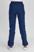 Оптом Утепленные спортивные брюки женские темно-синего цвета 88148TS в Екатеринбурге, фото 6