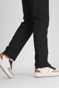 Оптом Утепленные спортивные брюки женские черного цвета 88149Ch в Казани, фото 16