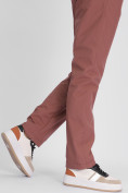 Оптом Утепленные спортивные брюки женские коричневого цвета 88149K в Казани, фото 13