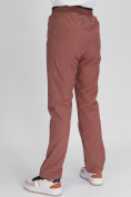 Оптом Утепленные спортивные брюки женские коричневого цвета 88149K в Казани, фото 9